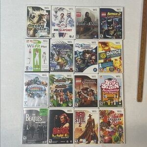 Lot of 14 Nintendo‎ Wii Games. All Tested and Working! Something for Everyone.